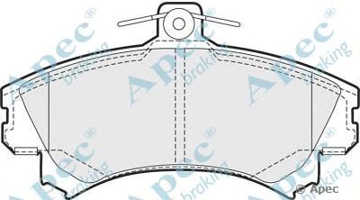 APEC BRAKING pad912 -  Комплект тормозных колодок, дисковый тормоз